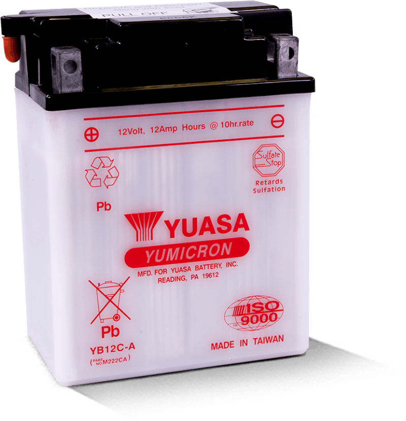 Yuasa YB12C-A Yumicron 12 Volt Battery - YUAM222CA