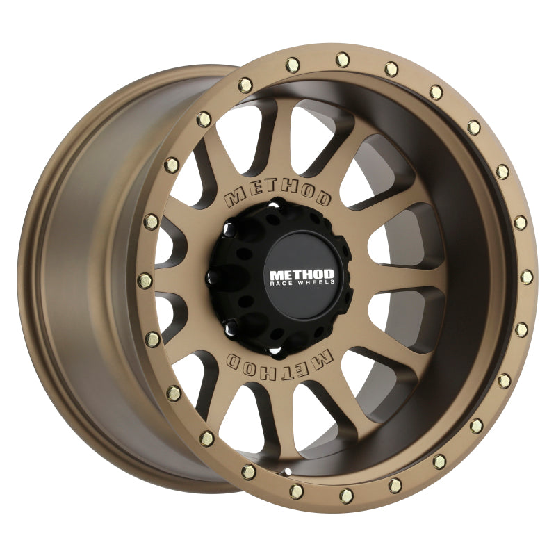 Method MR605 NV 20x10 -24mm Offset 8x6.5 121.3mm CB Method Bronze Wheel - MR60521080924N