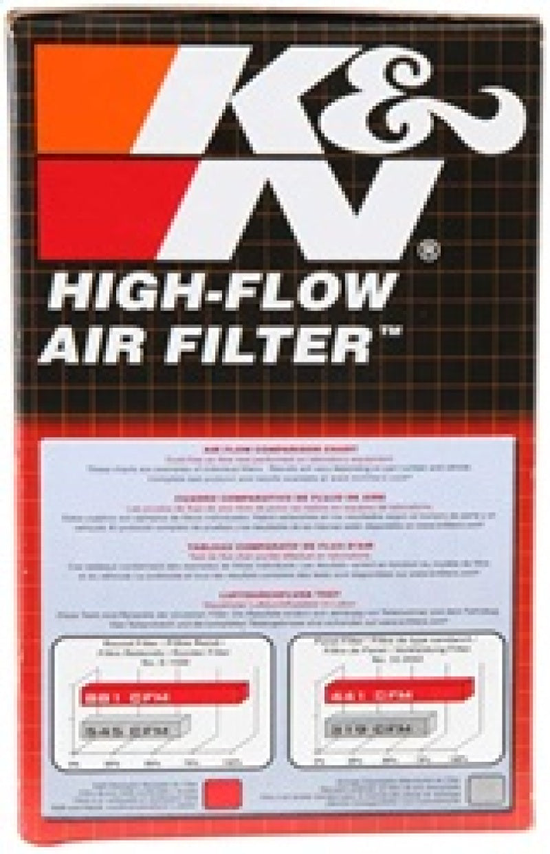 K&amp;N Universal Rubber Filter 2.5in Flange ID x 3.5in OD x 5in Height