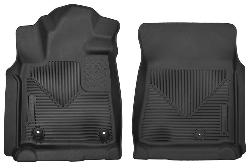 Husky Liners 12-14 Toyota Tundra Pickup(Crew / Ext / Std Cab) X-Act Contour Black Front Floor Liners - 53711