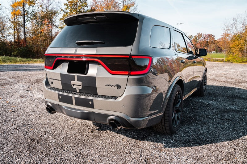 Corsa 21-22 Dodge Durango SRT Hellcat Cat-Back 2.75in Dual Rear Exit Sport 4.5in Black PVD Tips - 21195BLK