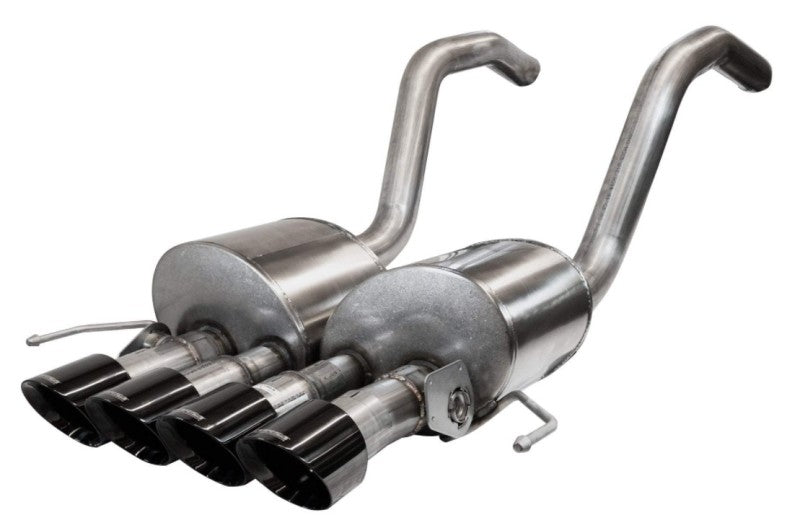 Corsa 2014-2019 Chevrolet Corvette C7 Z06 6.2L 2.75in Xtreme Axle-Back w/ Dual NPP &amp; Quad Black Tips - 14777BLK