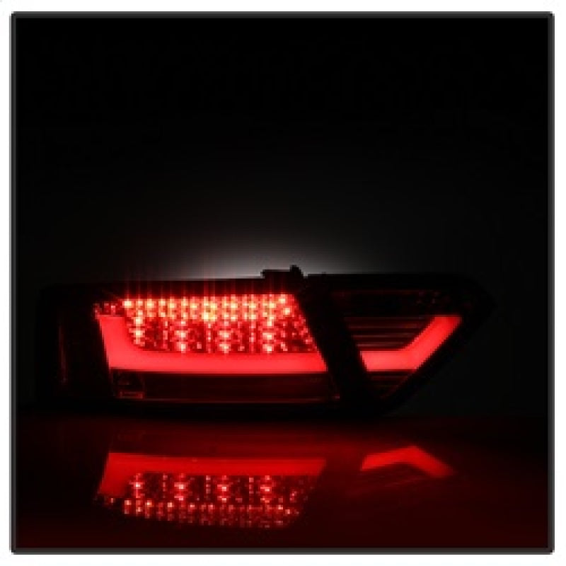 Spyder 08-12 Audi A5 LED Tail Lights - Red Clear ALT-YD-AA508V2-LED-RC