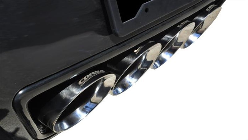 Corsa 2014 Corvette C7 Coupe 6.2L V8 AT/MT 2.75in Valve-Back Dual Rear Exit Polished Xtreme Exh - 14762