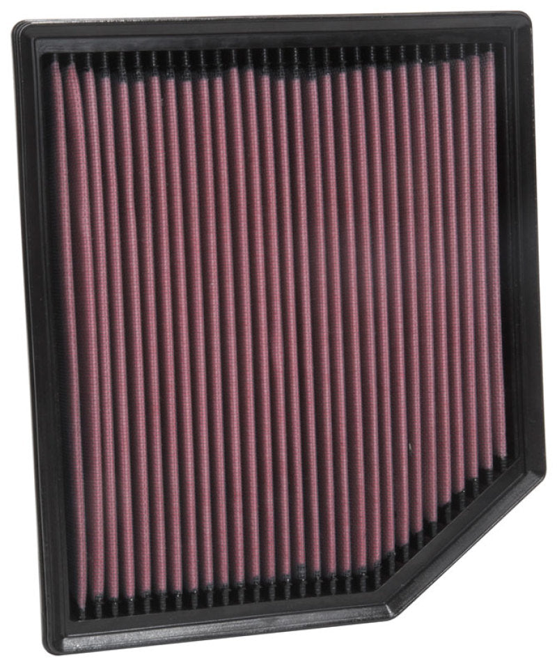 K&N 2018 Jeep Grand Cherokee V8-6.2L F/I Replacement Drop In Air Filter - 33-5077