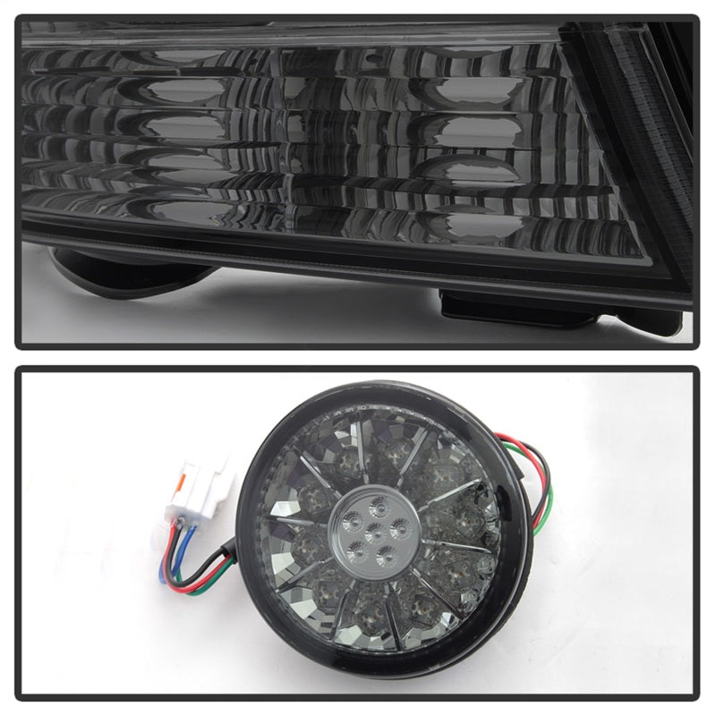 Spyder 01-03 Lexus IS300 LED Tail Lights w/Inner Trunk Lights - Smoke (ALT-YD-LIS300-LED-SET-SM) - 5085054