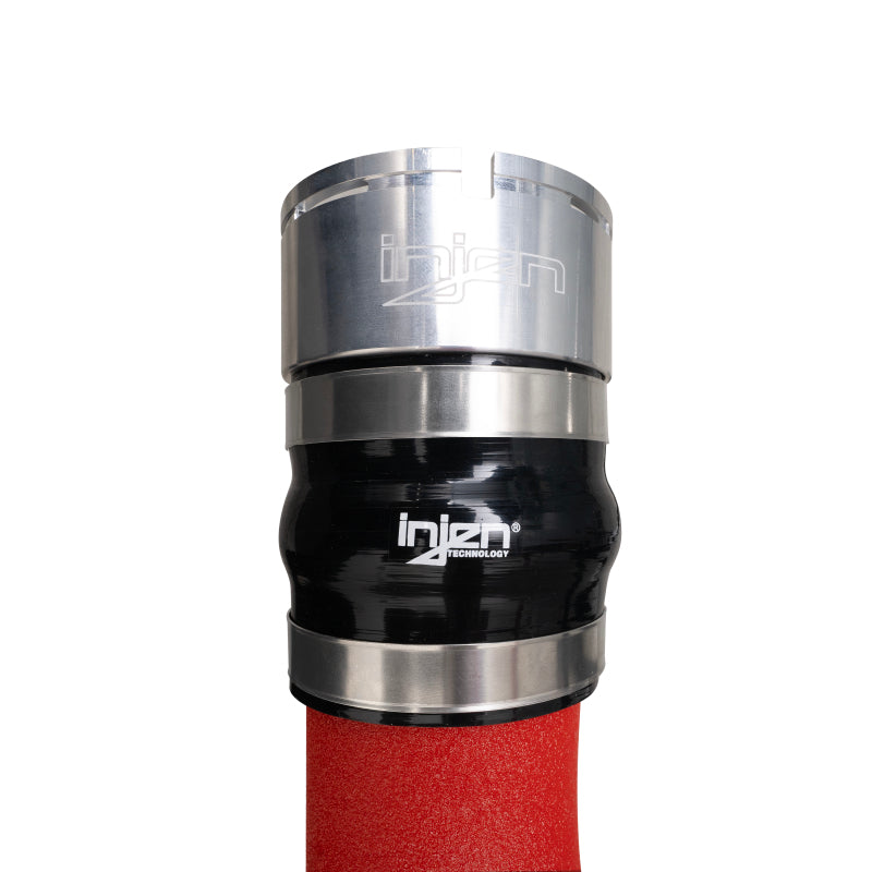 Injen 21-25 Ford Bronco 2.7L V6 (TT) EcoBoost SES Intercooler Pipes - Wrinkle Red - SES9301ICPWR