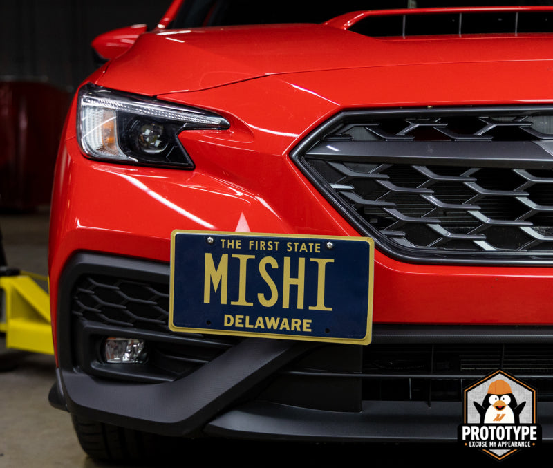 Mishimoto 2022+ Subaru WRX License Plate Relocation Kit - MMLP-WRX-22