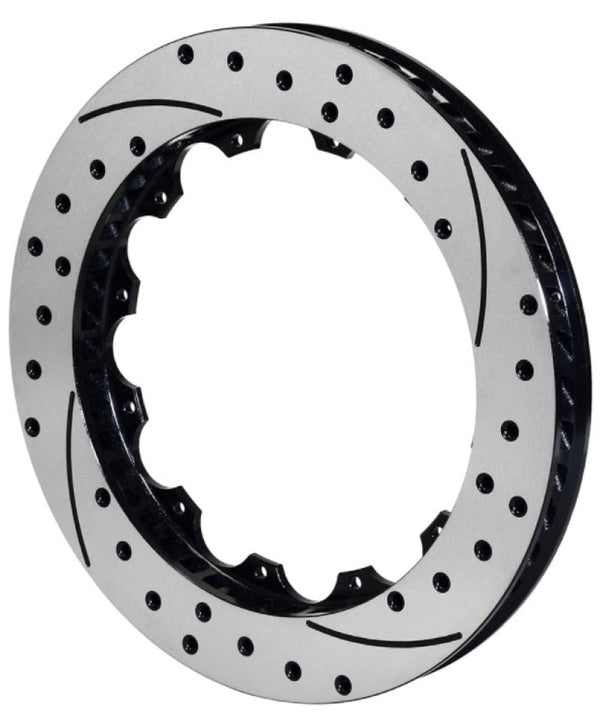 Wilwood Rotor-SRP48 SPC-37-RH-BLK-Drill 13.06 x 1.25 - 12 on 8.75in - 160-7798-BK by Wilwood