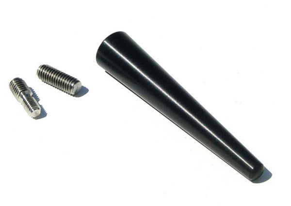 Torque Solution Black Billet Shorty Antenna: Audi / Volkswagen - TS-BA-BL15 by Torque Solution