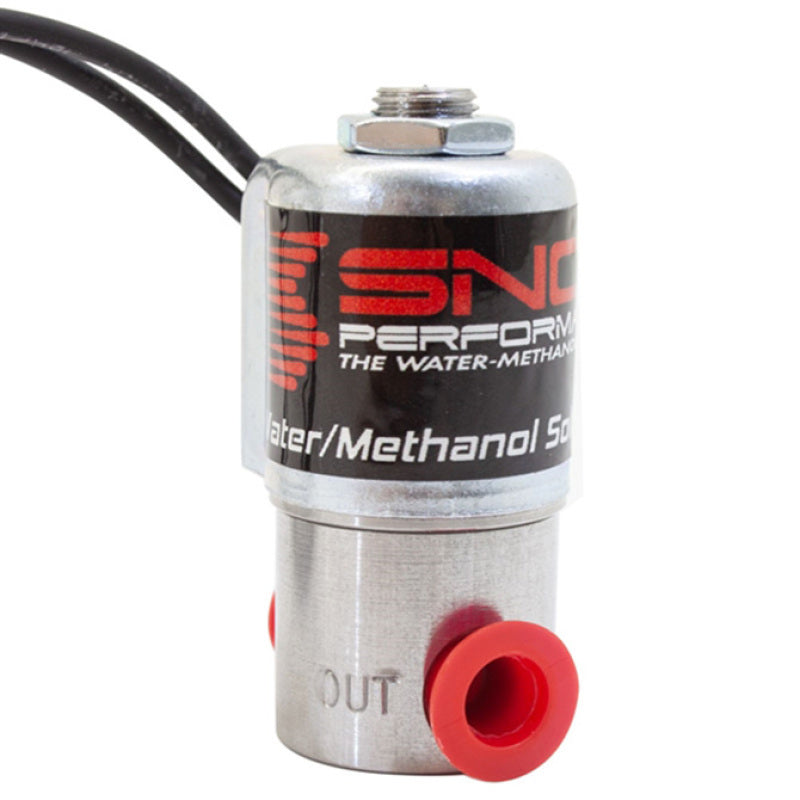 Snow Performance Hi-Flow Water Solenoid Upgd. 4AN Fittings (Systems w/ 4AN SS Braid Line) - SNO-40060-BRD