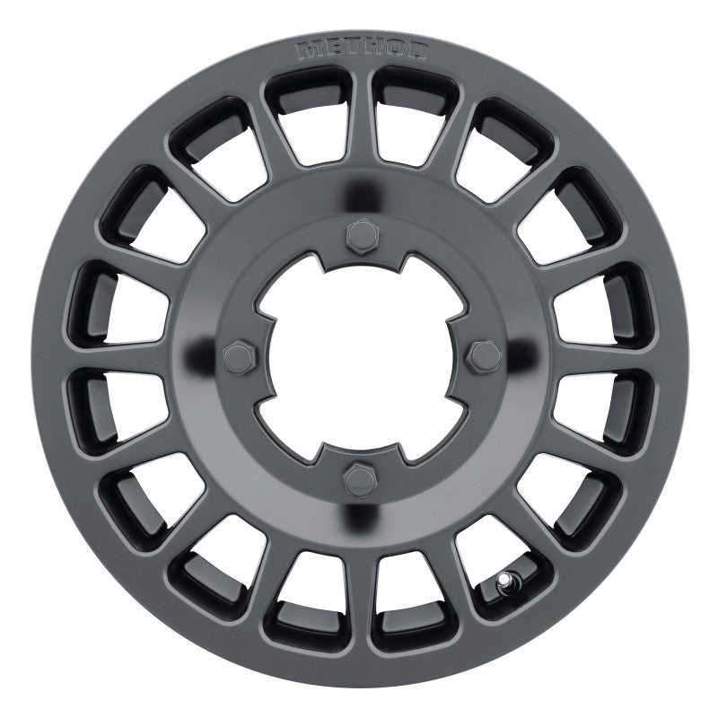 Method MR407 Bead Grip 15x6 / 5+1/51mm Offset / 5x4.5 / 77mm CB Matte Black Wheel - MR40756012551