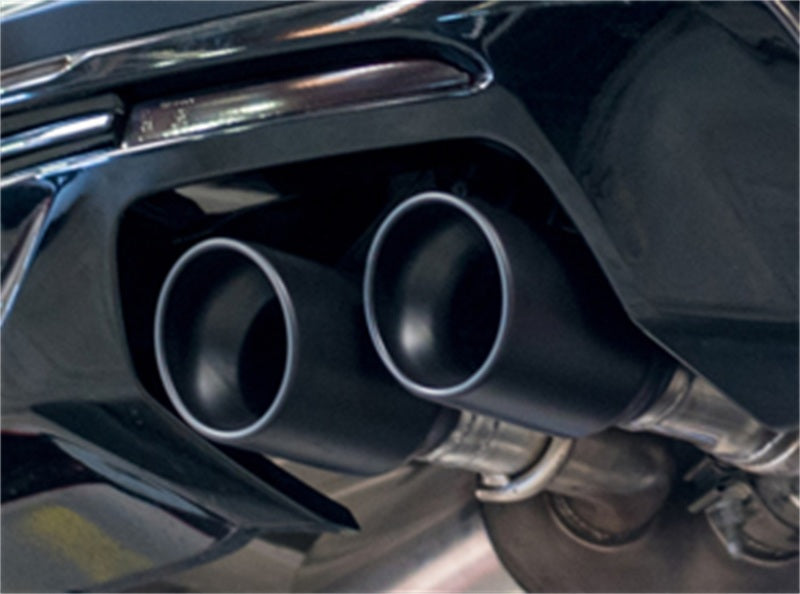 Borla 2016 Chevy Camaro V8 SS AT/MT ATAK Rear Section Exhaust w/ Dual Mode Valves Ceramic Black - 11925CB