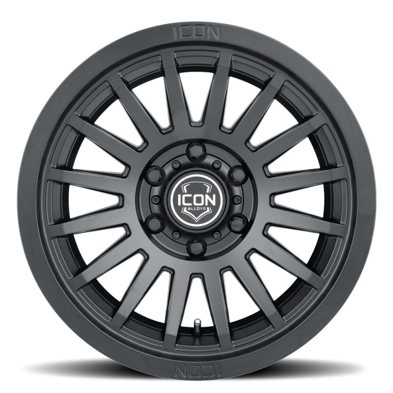 ICON Recon SLX 17x8.5 5x5.5 BP 0mm Offset 4.75in BS 77.9mm Bore Satin Black Wheel - 3617858547SB