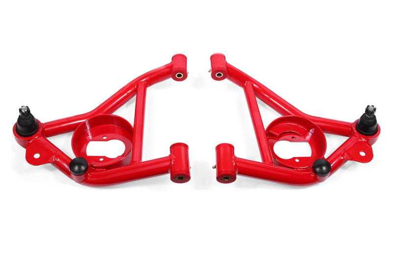 BMR 78-87 G-Body Non-Adj. Lower A-Arms (Polyurethane) - Red - AA011R