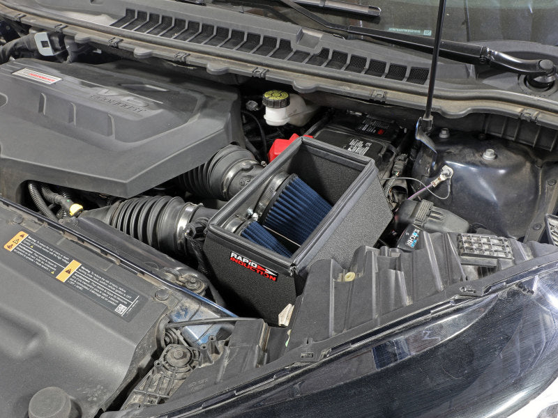 Rapid Induction Cold Air Intake System w/Pro 5R Filter 19-20 Ford Edge V6 2.7L (tt) - 52-10003R