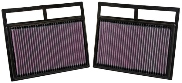 K&N Replacement Air Filter MERCEDES-BENZ CL600 5.5L-V12; 2003 (2 PER BOX) - 33-2412 for 2003-2017 Mercedes Benz S Class - fro