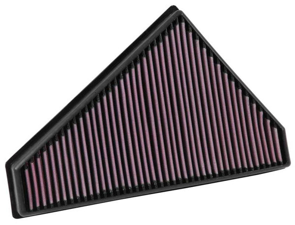 K&N Replacement Panel Air Filter (Left Side) 2014-2015 Jaguar F-Type 3.0L/5.0L - 33-3021 for 2014-2023 Jaguar F Type - front 