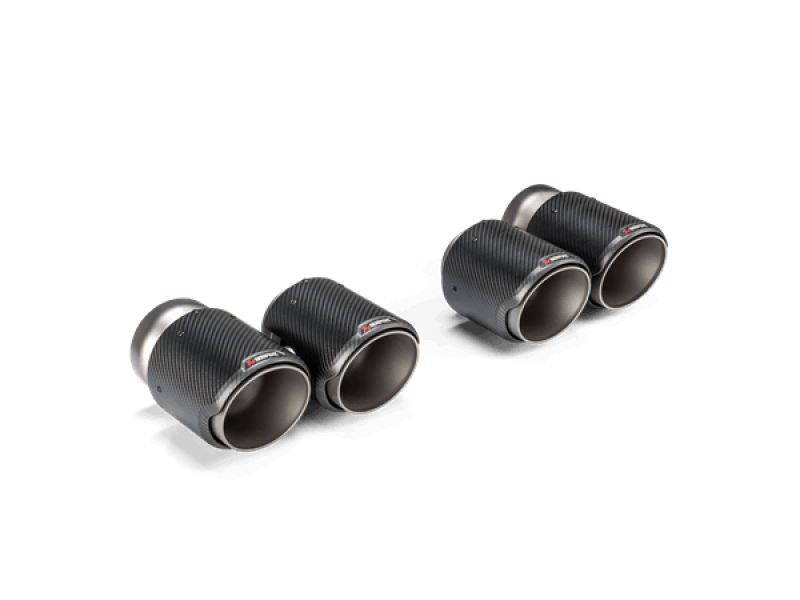 Akrapovic 2021+ BMW G87 M2, G80 M3 &amp;amp; G82 M4 Classic Carbon Design Tail Pipe Set - TP-CT/68