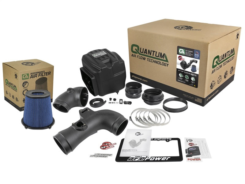 aFe Quantum Pro 5R Cold Air Intake System 11-16 GM/Chevy Duramax V8-6.6L LML - Oiled - 53-10006R