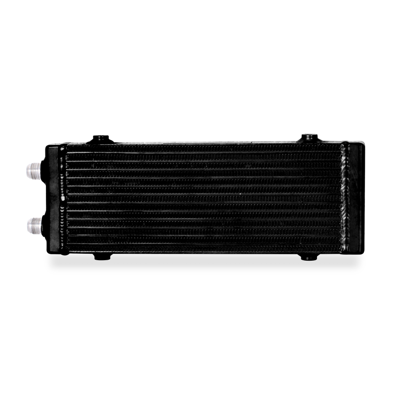 Mishimoto Universal Medium Bar and Plate Dual Pass Black Oil Cooler - MMOC-DP-MBK
