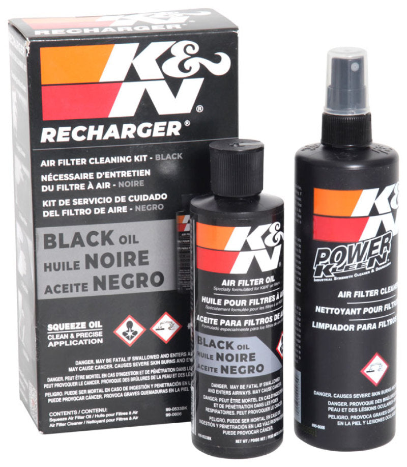 K&N Filter Cleaning Kit - Squeeze Black - 99-5050BK