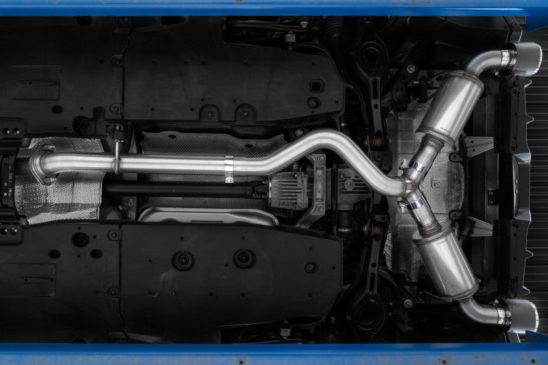 MBRP 2023 Toyota Corolla GR 1.6L T304 Stainless Steel 3in Cat-Back Dual Split Rear w/ Burnt End Tips - S43023BE
