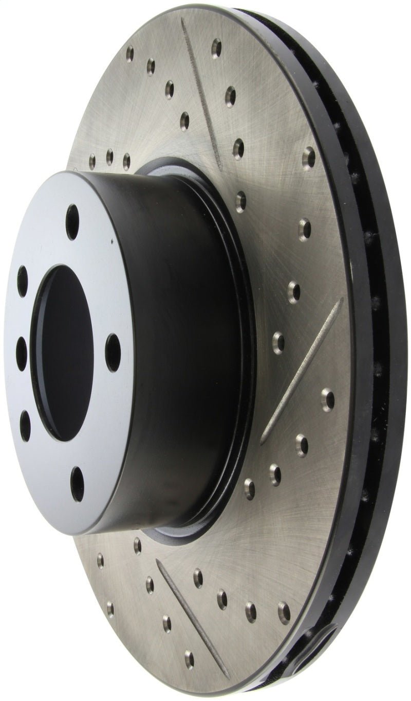 StopTech 9/07-09 BMW 328 Slotted & Drilled Left Front Rotor - 127.34108L