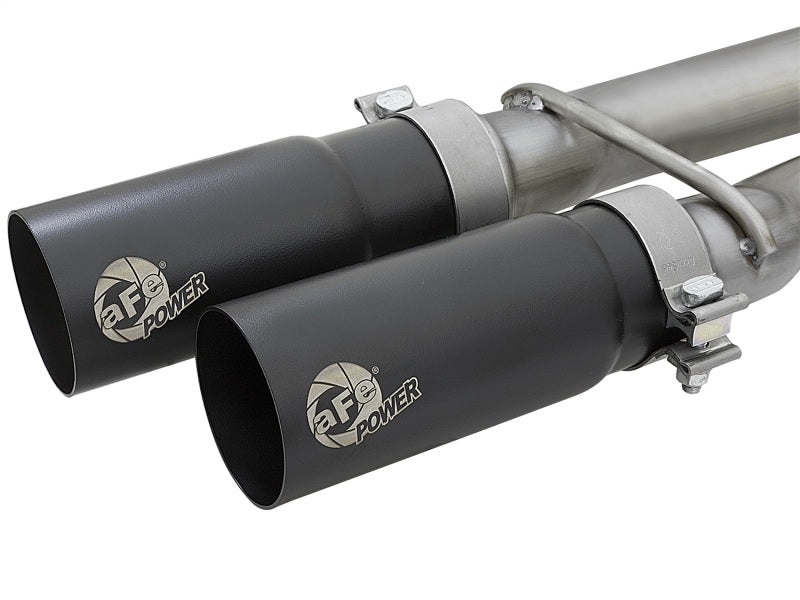 aFe POWER Rebel Series 2-1/2in 409 SS Cat Back Exhaust w/ Black Tips 16-17 Nissan Titan V8 5.6L - 49-46126-B