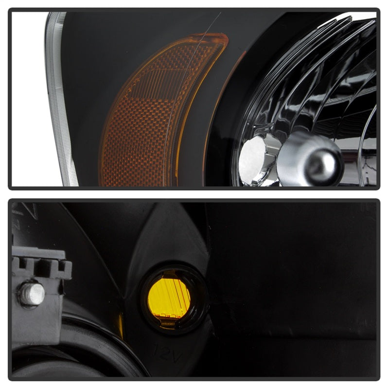 xTune 07-09 Dodge Durango OEM Style Headlights - Black (HD-JH-DDU07-AM-BK) - 9042577