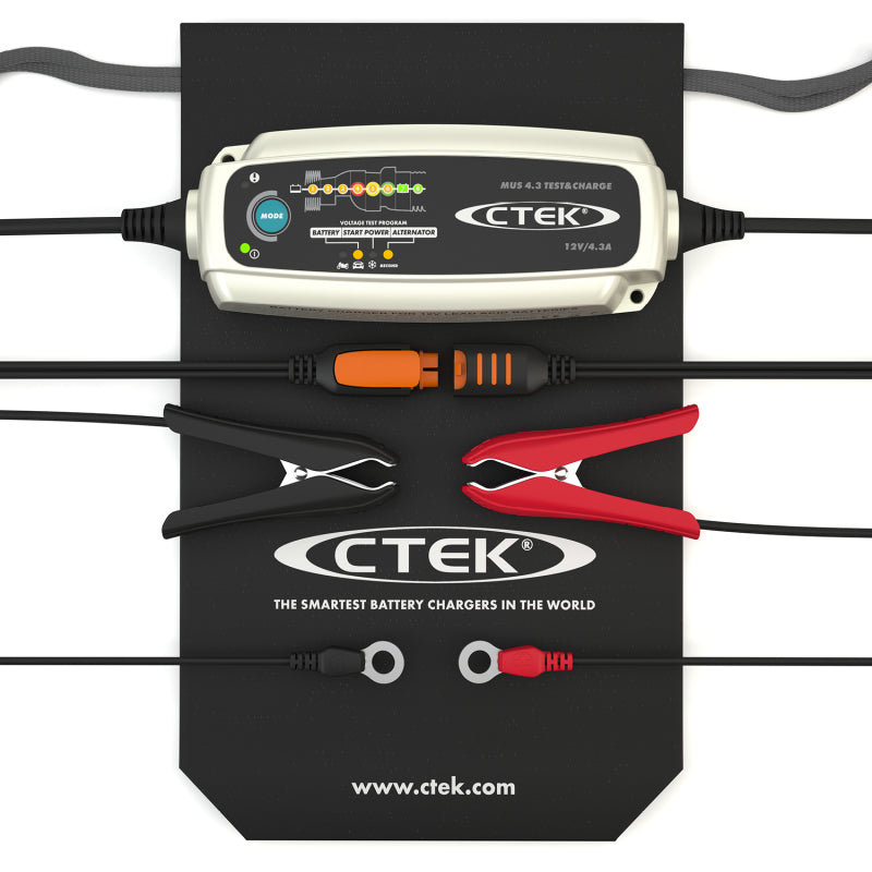 CTEK Battery Charger - MUS 4.3 Test &amp; Charge - 12V