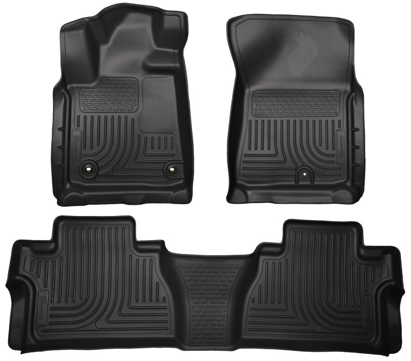 Husky Liners 14 Toyota Tundra Weatherbeater Black Front &amp; 2nd Seat Floor Liners - 99581