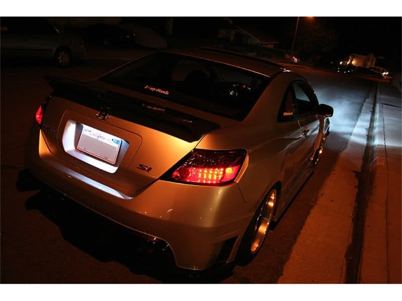 Spyder Honda Civic 06-08 2Dr LED Tail Lights Red Clear ALT-YD-HC06-2D-LED-RC - 5004512