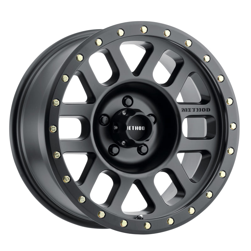 Method MR309 Grid 17x8.5 0mm Offset 5x5 94mm CB Matte Black Wheel - MR30978550500