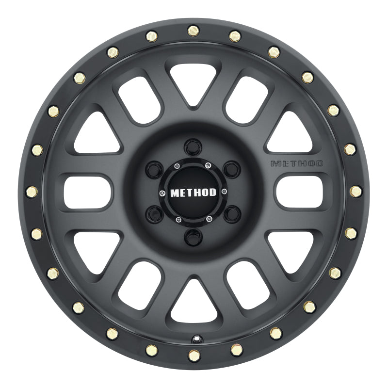 Method MR309 Grid 17x8.5 0mm Offset 6x135 94mm CB Titanium/Black Street Loc Wheel - MR30978516800