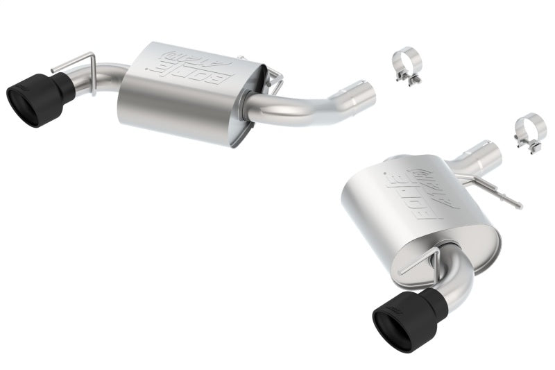 Borla 2016 Chevy Camaro SS V8 AT/MT ATAK Rear Section Exhaust w/o NPP Valves Ceramic Black - 11923CB