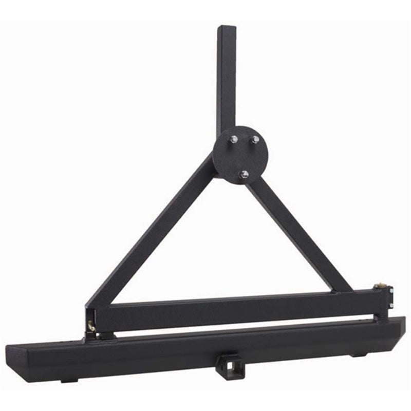 Rugged Ridge Rock Crawler Rear Bumper Hitch&amp;Tire Carrier 87-06 - 11503.21