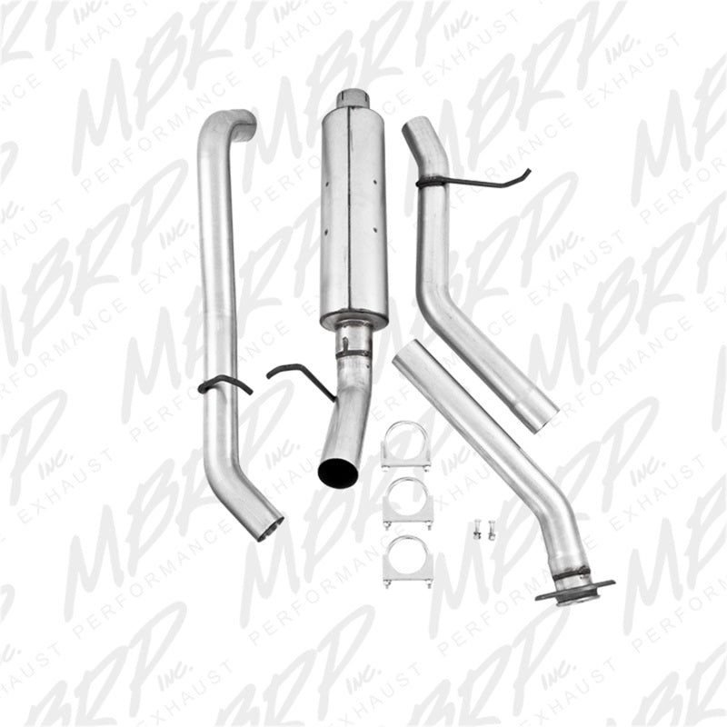 MBRP 2003-2007 Chev/GMC 1500 Classic 4.8/5.3L EC/CC-SB Cat Back Single Side AL P Series Exhaust - S5014P