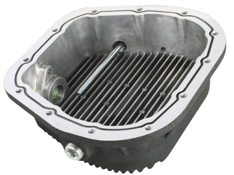 aFe Power Rear Differential Cover (Machined) 12 Bolt 9.75in 11-13 Ford F-150 EcoBoost V6 3.5L (TT) - 46-70152