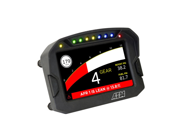 AEM CD-5G Carbon Digital Dash Display w/ Interal 10Hz GPS &amp; Antenna - 30-5602