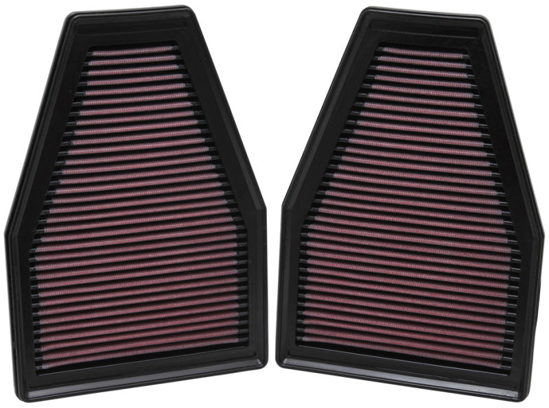 K&amp;N Replacement Air Filter 12-13 Porsche 911 3.4L / 12 911 3.8L / 13 911 3.6L / 13 911 Carrera 3.8L - 33-2484