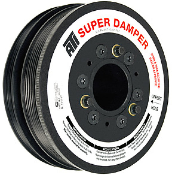 ATI Damper - 6.78in - Alum - 6 Grv - 10 Percent UD - LS1/LS2 - F & V Body - No A/C - 3 Ring - ATI917277 by ATI