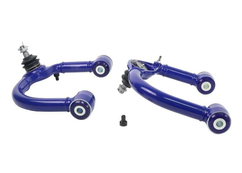 SuperPro 03-23 Toyota 4Runner / 10-23 Lexus GX460 Fixed Offset Front Upper Control Arm Set - TRC6480