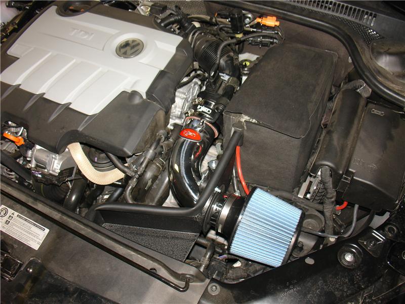Injen 10-14 VW Golf 2.0L Turbo Diesel Polished Tuned Air Intake w/ MR Tech&amp;Super Filter