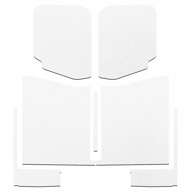 DEI 20-22 Jeep Gladiator JT 4-Door Boom Mat Complete Headliner Kit - 7 Piece - White - 50185
