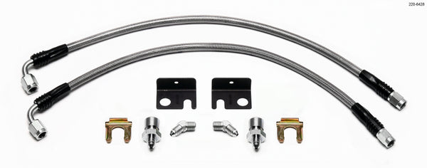 Wilwood Flexline Kit 00-04 PT Cruiser/Neon SRT/4 w/ Forged Dynalite Caliper - 220-6428 by Wilwood