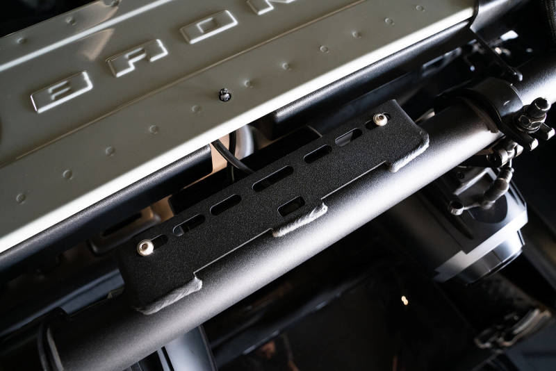 DV8 Offroad 21-22 Ford Bronco 4dr Rear Speaker &amp; Light Mount Bar - BRSB-01