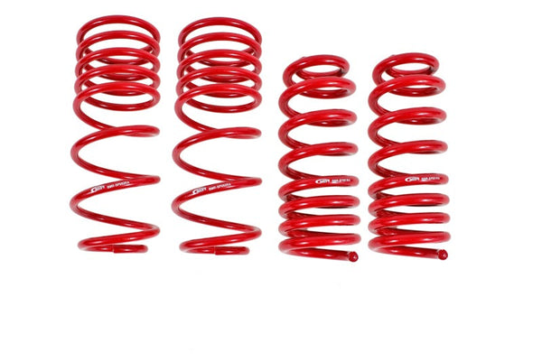 BMR 93-02 F-Body Handling Version Lowering Spring Kit (Set Of 4) - Red - SP090R for 1993-2002 Chevrolet Camaro - front view