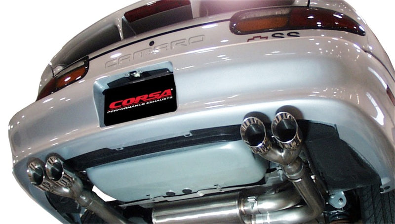 Corsa 98-02 Chevrolet Camaro Convertible Z28 5.7L V8 LS1 Polished Sport Cat-Back Exhaust - 14143