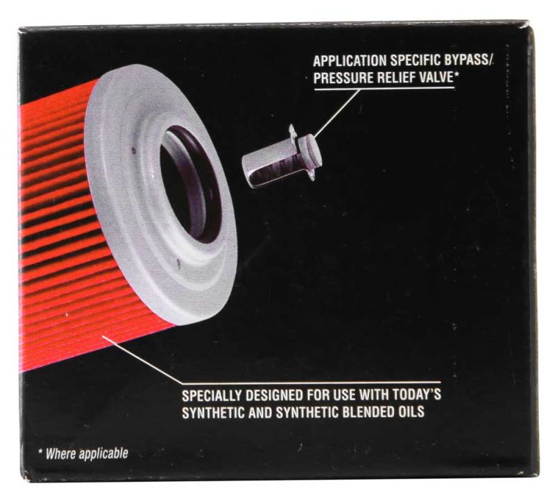 K&amp;N Aprilia / Bombardier / Can-Am / Ski Doo 2.219in OD x 2.969in H Oil Filter - KN-152